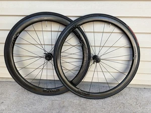 Enve SES 3.4 carbon Clincher Rim Brake Wheelset. DT Swiss Hubs. Campy 10-11spd. - Picture 1 of 14