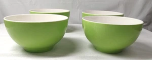 Villeroy & Boch Wonderful World Green Rice Bowls Soup Cereal 5 5/8" Set of 4 - Picture 1 of 15