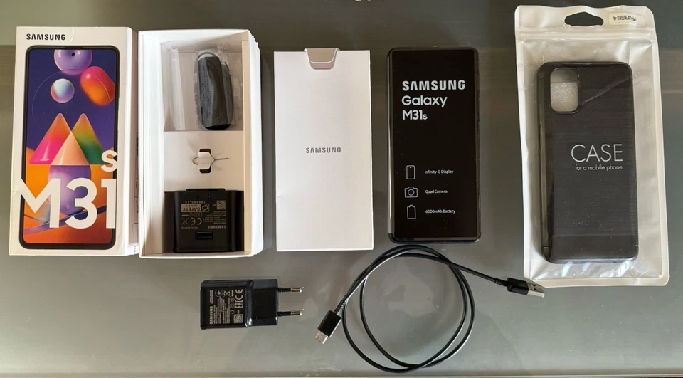 SMARTPHONE SAMSUNG GALAXY M31s SM M317F  128 GB DUAL SIM 6.5" 4G OCTA CORE BLACK - Immagine 1 di 4