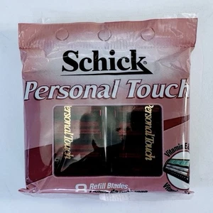 Schick Personal Touch Razor Blades Refills 8 pk Moisturizing E & Aloe NOS 1998 - Picture 1 of 6