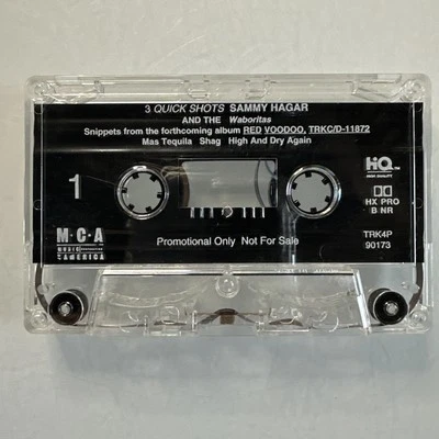 Sammy Hagar 3 Quick Shots Promo (Cassette) Tape - Image 1 of 2