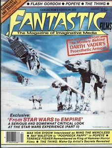 Fantastic Films #23 1981 STAR WARS, HAMMER FILMS, FLASH GORDON MOVIE, SERIAL - Picture 1 of 1