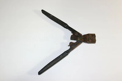 Hecho en EE. UU. Lineman alicates/crimpadoras de bloqueo eléctrico tipo trinquete 11" Foto 1 de 4