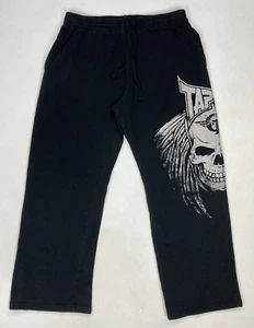 TapOut Skull Graphic Sweatpants Men XL Black Y2K - Picture 1 of 12