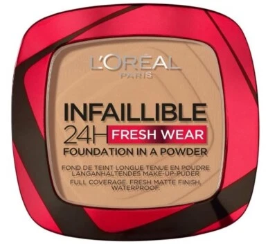 L'Oreal Infallible 24H Fresh Wear Powder Foundation 300 Amber - Image 1 of 4