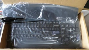NEW!! UNUSED!! IBM 34P0440 Black PS/2 Wired Keyboard - Picture 1 of 4