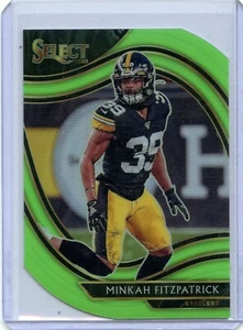 2020 Select Prizm Neon Green Die Cut #338 Minkah Fitzpatrick - Picture 1 of 2