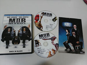 MEN IN BLACK II MIIB 2 X DVD WILL SMITH TOMMY LEE JONES ENGLISH FRENCH REG 1 AM