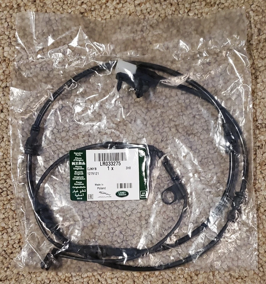 New GENUINE Land Rover FRONT Brake Pad Sensor - LR033275 - RR RRSport - Image 1 of 1