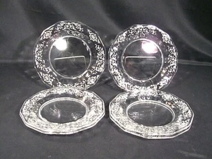 Fostoria Navarre Clear Salad Plates Set of 6 - Picture 1 of 10
