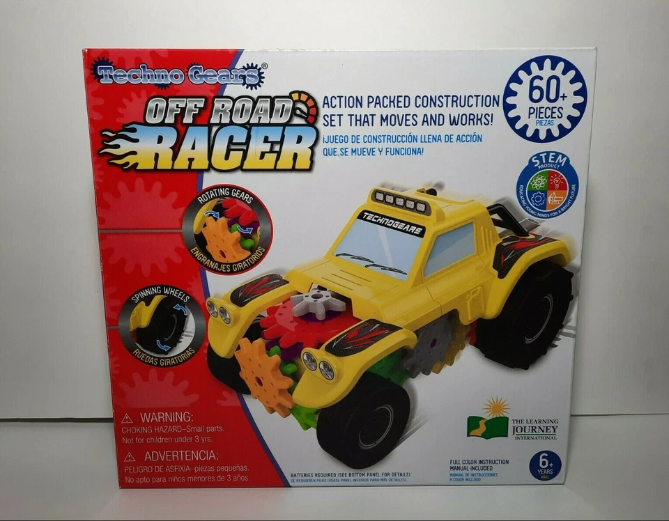 STEM Learning Journey Road Racer- Techno Gears Build Set Homeschooling Activity - Image 1 of 2