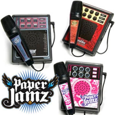 WowWee Paper Jamz Pro Mic Series  microphone paperjamz pick your color - Image 1 of 4