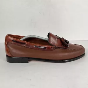 GH Bass Weejuns Jaclyn Kiltie Mocasines Borla Mujer Talla 10 M Zapato Cuero Marrón - Imagen 1 de 11