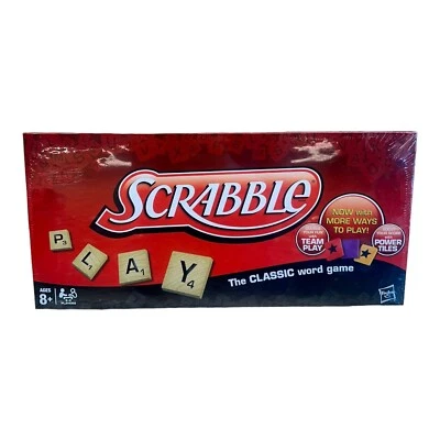 Scrabble Crossword Board Game 2012 Hasbro With Power Tiles  - NEW - Sealed - Image 1 of 2