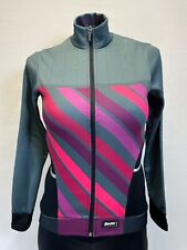 Santini Women's Coral 2.0 Winter Long Sleeve Cycling Jersey in Violet - Size XS