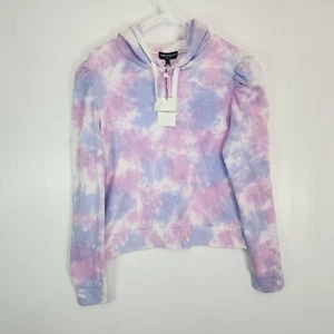 NWT Generation Love Hoodie Womens Large Purple Tie-Dye Long Sleeve Sweatshirt - Picture 1 of 10