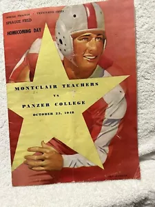 Montclair Teachers vs Panzer College Homecoming Football Program - Oct. 23, 1948 - Picture 1 of 16