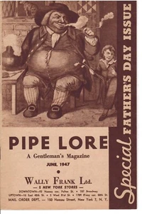 RARE Pipe Lore Magazine Wally Frank Catalog 1947 Fathers Day Special Issue - Picture 1 of 3