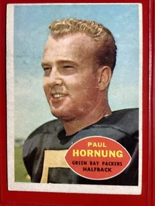 Paul Hornung 1960 Topps #54 Green Bay Packers - Picture 1 of 2