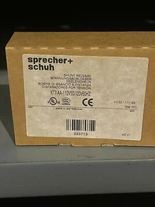 NEU SPRECHER SCHUH KT7-AA-120 SHUNT TRIP 120VAC - Bild 1 von 1
