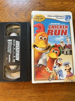 Chicken Run (VHS, 2000) DreamWorks Animation An ARDMAN PRODUCTION. Vintage/Retro Foto 1 de 4