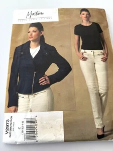 Vogue V2973 Montana Pattern Moto Jacket Pants Sizes10 - 12 - 14 Uncut - Picture 1 of 3