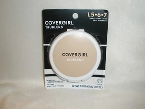 New Covergirl Trublend Mineral Pressed Powder L5 6 7 Translucent Light - Picture 1 of 2