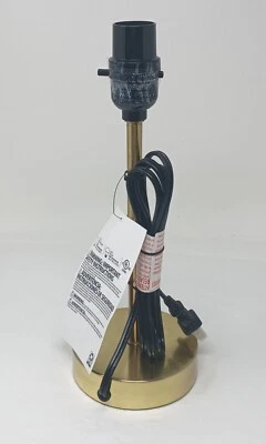 Mainstays Small Lamp Base Gold Finish - Imagem 1 de 2