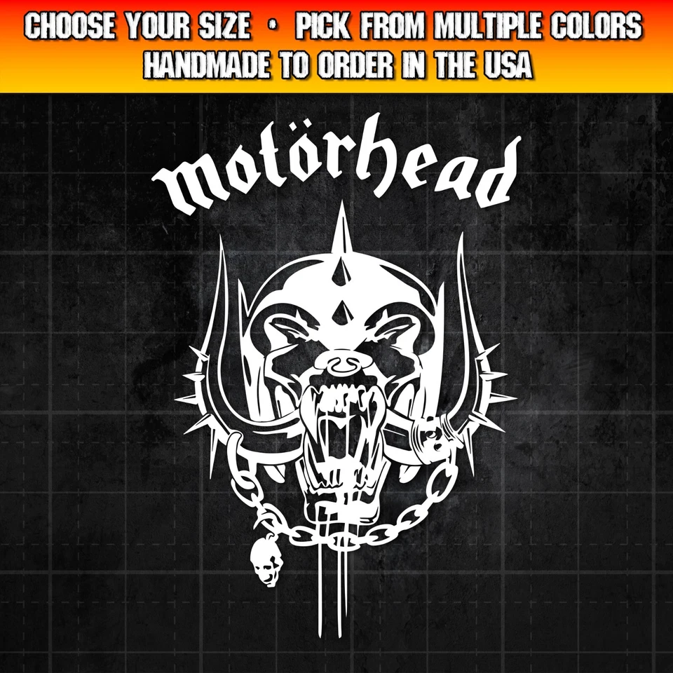Motorhead Snaggletooth Decal for Cars, Trucks, Laptops, Heavy Metal Decal - Image 1 of 1