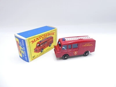 Matchbox Lesney No. 57c Land Rover Fire Truck Near Mint & Boxed - Image 1 of 4