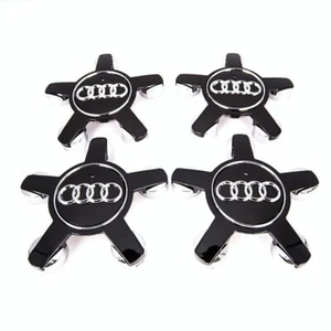 Fit AUDI 4 x 135mm Set Alloy Wheel Center Cap Hub 4F0601165N A4 A5 A6 A7 A8 - Picture 1 of 3