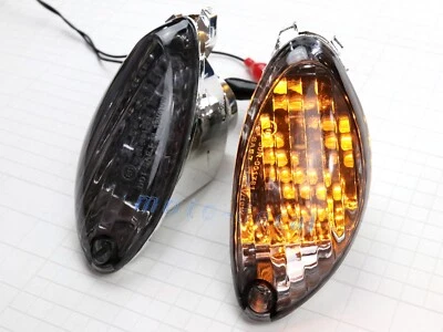 Sinais de seta traseiros de LED para Suzuki 2008-2019 Hayabusa GSXR1300 Smoke - Imagem 1 de 4