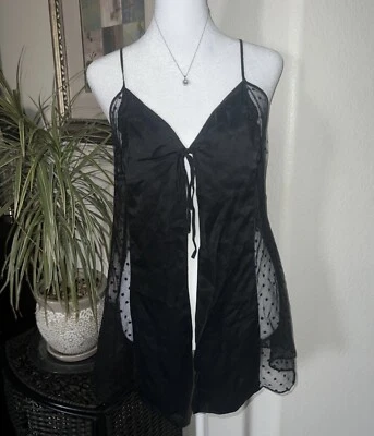 Preciosa camisola lencería vintage Victoria's Secret 100 % seda Foto 1 de 4