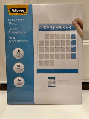 Fellowes Self-Laminating Sheets 3mil 12 x 9 1/4 50/Box 5221502 - Image 1 of 2