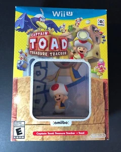 Captain Toad Treasure Tracker + Toad Amiibo [ Box Set ] (Wii U) NEW - Picture 1 of 5