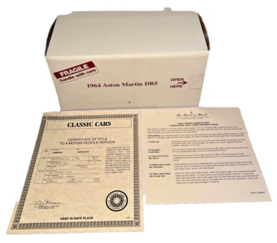 Aston Martin DB5 1964 Danbury como nuevo 1:24 diecast nuevo en caja (B251) Foto 1 de 4