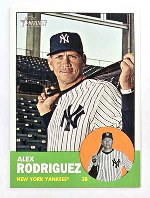 2012 Topps Heritage Alex Rodriguez New York Yankees #361 - Image 1 of 2
