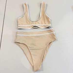 Stone Fox Swim Bikini Set Dahlia Juniper Top Bottoms Bathing Suit Small Medium - Picture 1 of 12