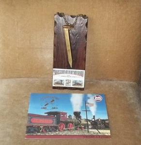 Transcontinental Railroad Golden Spike 150th Anniversary Set Plakette & Booklet - Bild 1 von 12