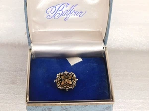 10K Gold Phi Mu Schwesternschaft Pin Anstecker mit Original Balfour Box - Bild 1 von 5
