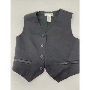 Janie and Jack Boys Size 4 Vest – 100% Wool Lined, Classic Style - Picture 1 of 4