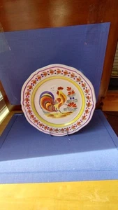 quimper rooster wall plate 10" - Picture 1 of 2
