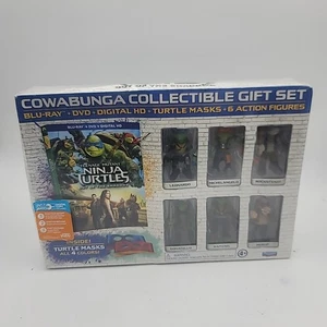 NEW Teenage Mutant Ninja Turtles Out of the Shadows Blu-Ray DVD w/ Masks Figures - Imagen 1 de 4