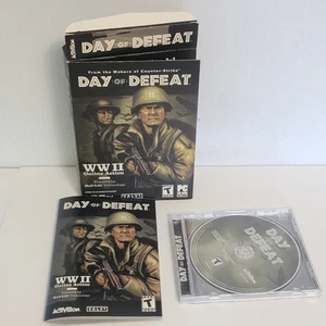Day of Defeat Activision Valve LLC PC Game 2003 Complete CIB w/Box & Manual  - Picture 1 of 7
