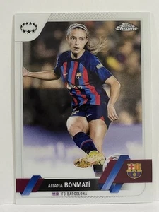 2022-23 Topps Chrome UEFA Women's Champions League #14 Aitana Bonmatí - Picture 1 of 2