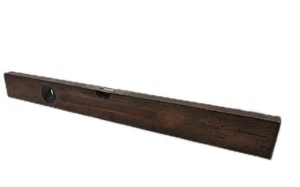 Antique Stanley No. 3 Brass & Wood Spirit Level 30” – 1908 Patent – Vintage Tool - Picture 1 of 16
