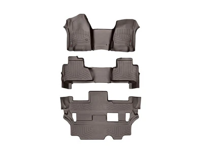 WeatherTech FloorLiner para Chevrolet Tahoe 2015-2020 - Conjunto completo, cacau - Imagem 1 de 4