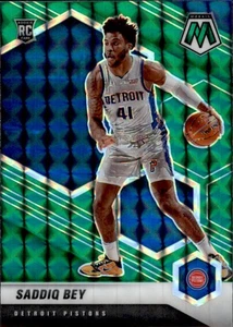 Panini 2020-21 Mosaic Saddiq Bey #209 Green Prizm RC Rookie - Bild 1 von 2