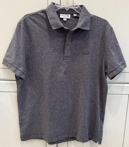 Polo de algodón gris piqué calce regular LACOSTE talla L para hombre - Imagen 1 de 3