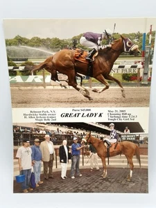2005 Belmont Park Photo – Great Lady K – Allen Jerkens – Winner - Picture 1 of 3